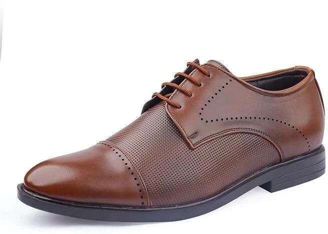 EliteStep Men's Formal Shoes – Classic Brown Elegance